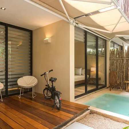 Beautiful Bungalos Luxury Apartment By Lockey In Gated Community At Aldea Zama
